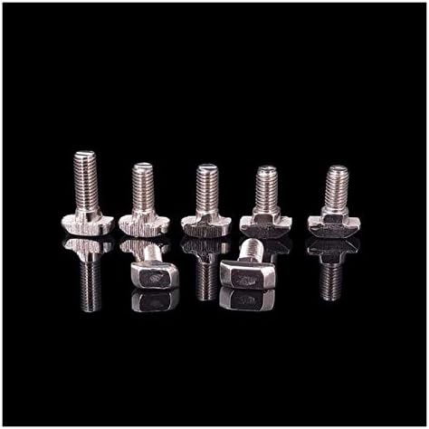 Parafusos e porcas de Sogudio e parafos especiais para perfis de alumínio, colchas T, porcas de navio, parafusos de martelo, M6, M8 T-Bolts-45m8 25t Tipo de parafuso de parafuso conjunto de parafuso