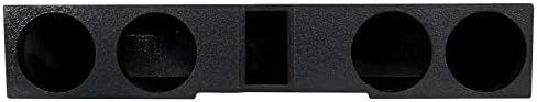 QOQuer QBGMCFF07408 Caixa de gabinetes de subwoofer de porta quádruplos de 8 polegadas com incêndio frontal inferior para