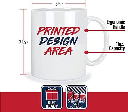 Patriots Cave Old School Conservador Ronald Reagan Mug | 11 onças. Copo Trump da caneca de café | Canecas de presente exclusivas engraçadas para homem, mulher, mãe, pai | Presentes de férias sarcásticas | Fabricado nos EUA