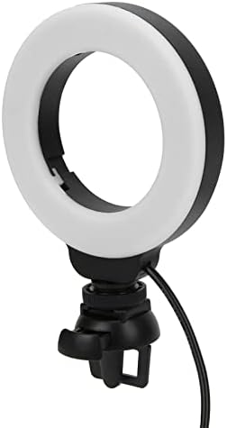 Kit de iluminação de videoconferência 4in LED LED Ring Light Selfie enche luz com clipe para videoconferência de laptop de computador