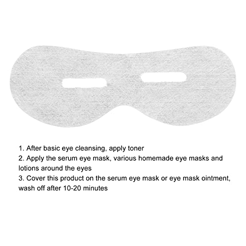 600pcs papel máscara ocular descartável, almofadas para os olhos DIY com orifícios de olho de máscara de máscara ocular de