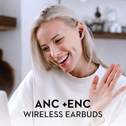 Fiitii por Mifo Hifiair True Wireless fones de ouvido sem fio, fones de ouvido com ruído ativo TWS, cancelamento de ruído do ENC, fones de ouvido sem fio ipx7 à prova d'água para sprots, bluetooth 5.2 em orelha de ouvido