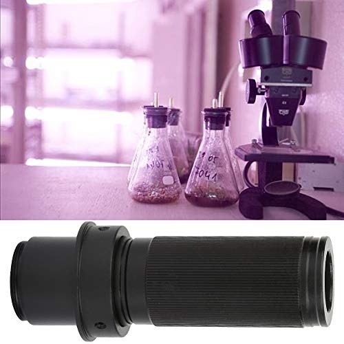 Lente da câmera do microscópio da indústria, câmera de microscópio USB de 100 mm / 3,9in, lente de câmera de lente óptica