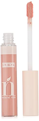 Pupa Milano Gloss lateral natural - Alto brilho e recompensa - fórmula nutritiva - feita com ingredientes naturais - enriquecida