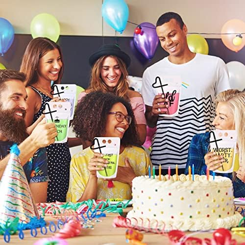 24 PCS Birthday Drink Bouch Cups com 24 canudos Stand Up Plástico Bolsas de bebida de mão reutilizável bolsa de festa de zíper
