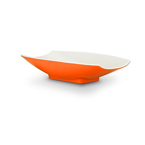 Bon Chef 53702 White Melamine Curves Bowl, todos brancos