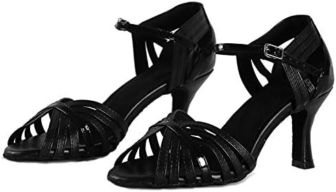 Ykxlm Ballroom feminino Sapatos de dança latina salsa samba tango bachata kizomba sapatos de dança social para mulheres