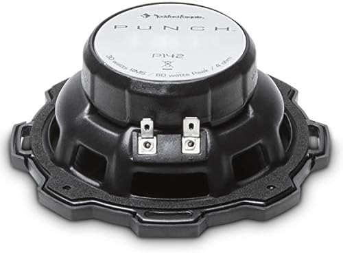 Rockford Fosgate P142 Punch 4 Alto -falantes coaxiais de alcance completo - preto