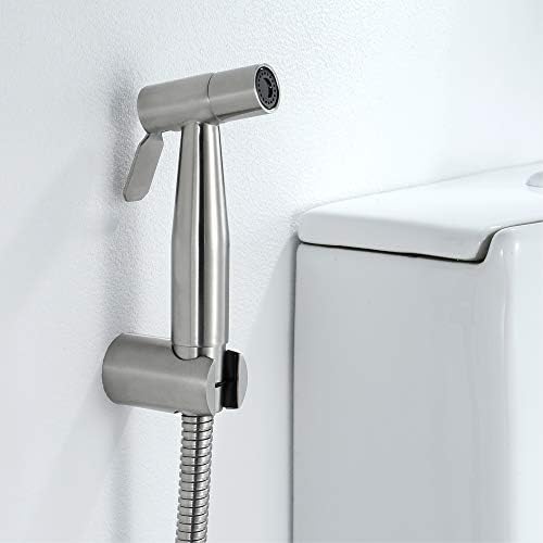 Faucets Bidet Faucet Conjunto 304 Pulverizador de bidê escovado de aço inoxidável com mangueira de chuveiro de 1,5 m, tipo B tipo