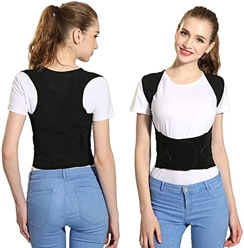 YFDM Posture Corrector Back Brace Brace Clavicle Suporte Pare de desmaiar e agarrar a correção de postura do treinador ajustável