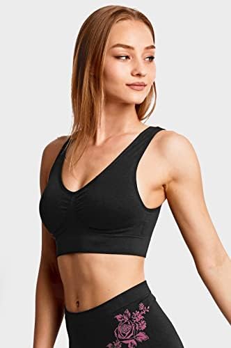 SOFRA Women's 6pk Sports Bras