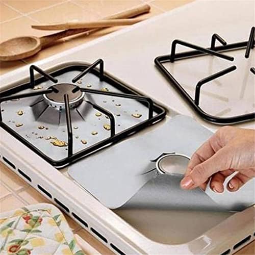 Jahh 4pcs fogão a gás não-bastão resistente ao calor Protetor de estacas Bott Pad cozinha proteger a ferramenta de fogão