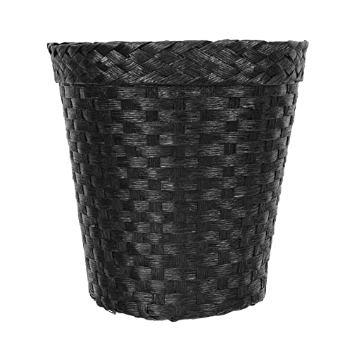 Cabilock Decor Home Wicker Wicker Wicker Lixo pode lixo de lixo de lixo de lixo de ervas marinhas cestas de cesta de plantadoras