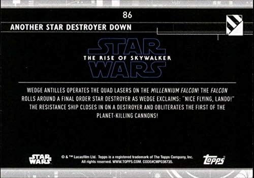 2020 Topps Star Wars The Rise of Skywalker Série 2#86 Outro Destruidor de Estrela Cartão de Negociação