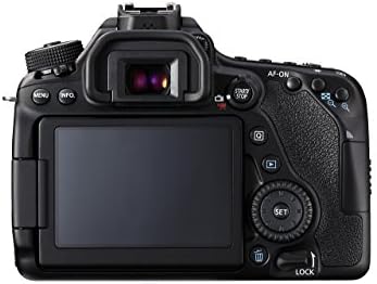 Corpo de câmera SLR digital Canon [EOS 80D] com sensor CMOS de 24,2 megapixels e pixels duplos AF - preto