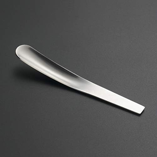 Cabilock Mixing Spoons Mini colheres de aço inoxidável Lines: 6pcs Sopa Sopa Spoons Coffeeador Dinner Spoons Apertizador