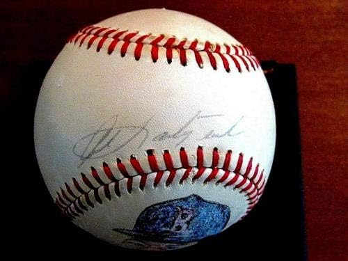 Carl Yastrzemski Red Sox Hof assinado Macphail Painted Retrat Baseball JSA - Bolalls autografados