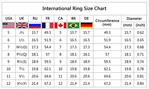 Anel de corrente para mulheres anéis de conjunto 7 anel de diamante popular anel requintado de jóias de moda simples