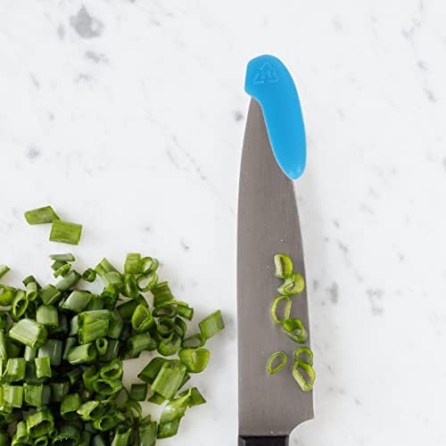 Luxshiny emparelhando faca de cozinha Faca de ponta de ponta de ponta 50pcs capa de ponto de faca universal guardas de faca de cozinha- ​​resistente a protecter lâminas de cortador de plástico tampa Óleo de faca