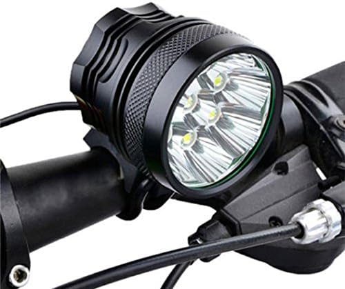 Lianxiao - Super Bright 34000 Lm 15x Cree T6 LED 3 Modos Lâmpada de bicicleta Bicicleta frontal Farol do farol ao ar livre Campo de