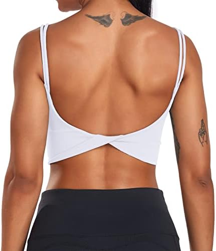 Bras esportivos para mulheres de alto impacto Womens Tops Tops acolchoados de ioga de ioga com copos removíveis