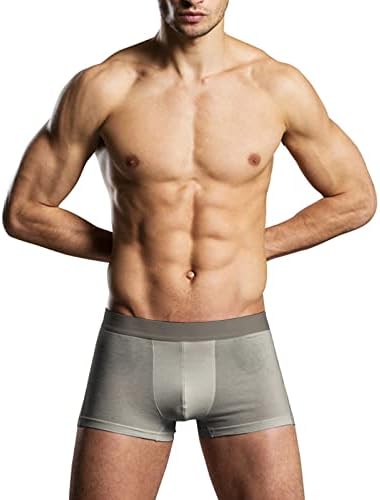 Boxers para homens tamanho masculino Solid Men Roufe