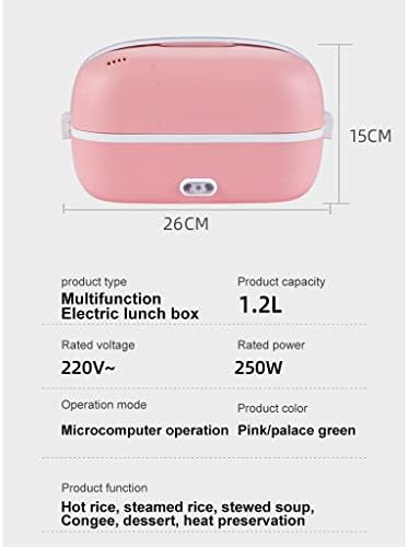 Slnfxc portátil aquecimento elétrico lancheira comida aquecedor de recipiente mais aquecedor de recipiente Bento caixa de jantar mais quente
