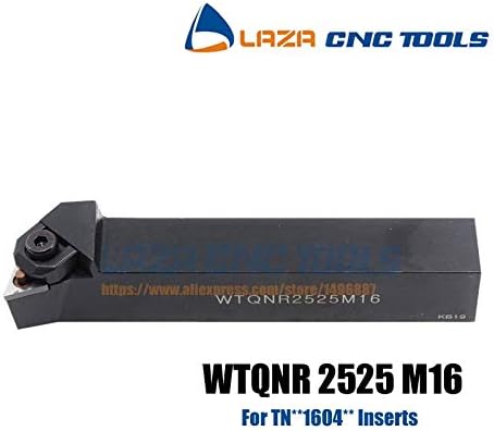 FINCOS WTQNR2525M16 WTQNL2525M16 TOLA DE TURNA DE TURNA DE TURNA DE TRANSPORDIÇÃO INDEXILÁVEL, 105 DEG WTQNR WTQNL Torno CNC Blade Turning Cutter Ferramentas