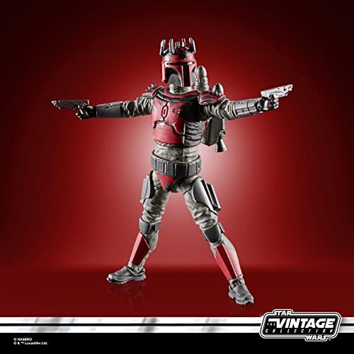 Star Wars the Coleção Vintage Mandalorian Super Command Capitão Toy, escala de 3,75 polegadas The Clone Wars Figura Crianças de 4 anos