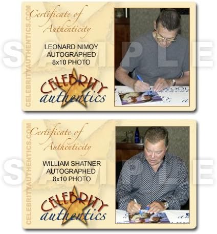 William Shatner e Leonard Nimoy autografaram 8x10 Star Trek Photo