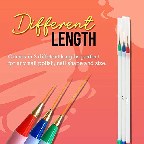3 Ferramentas Preco de caneta unhas conjuntos de caneta suprimentos de caneta Desenho Art V Nails Produto