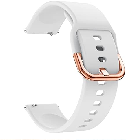 Cysue 20mm Silicone Smart Watch tiras compatíveis com a maioria dos relógios com 20 tiras de 22 mm Banda de pulseira