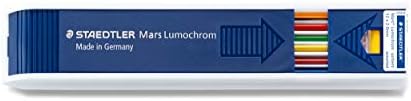 Staedtler Mars Lumochrom 204 pacote de 12 leads de desenho 2 mm cores variadas