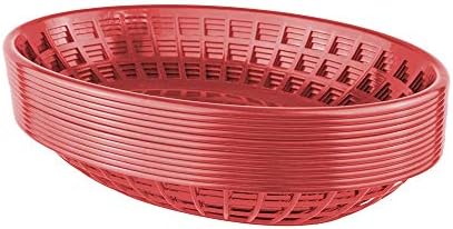 Pata de urso - cestas de alimentos - cesta de plástico - cestas ovais de pão - cesta de servir - cestas de restaurantes - bandeja