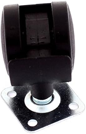 Aexit Office Chair Casters 40mm Moda DIA Placa superior Placa superior montada Castro giratória Casters 5 PCs