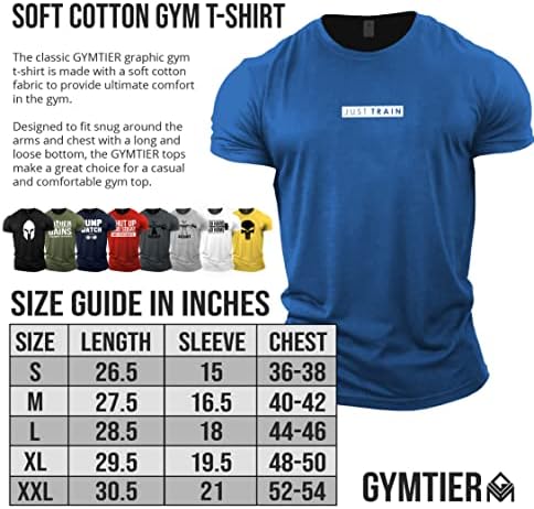 Gymtier Basta treinar camiseta de ginástica para homens para fisiculturismo de pesagem de pesagem de homem de treinamento Top Top