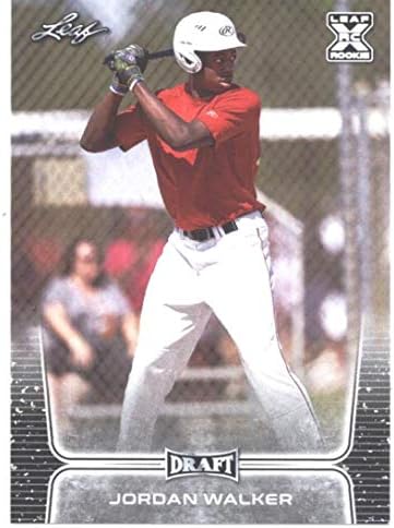 2020 Draft de folhas 42 Jordan Walker St. Louis Cardinals MLB Baseball Card NM-MT