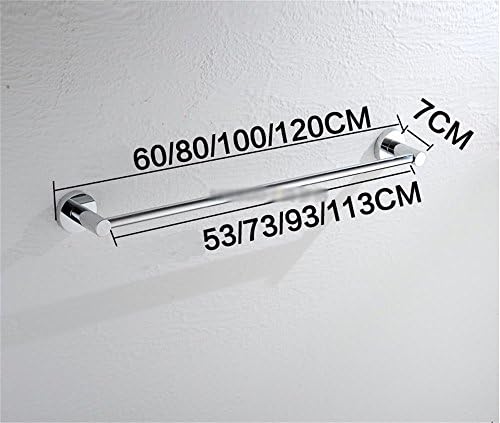 -S prateleiras, prateleiras de toalhas, toalhas de aço inoxidável, prateleira de banheiro longa banheiro barra de toalhas acessórios de banheiro/100cm