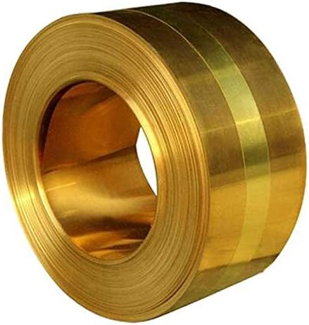 Lucknight 99,9% de cobre Cu Metal Folha placa T2 Alta pureza Rolo de folha de metal, 200x1000mm, espessura de 0,05 mm de placa