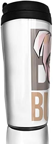 Bad Bunny Tumbler Stainless Aço viajar caneca de café com tampas de café com parede dupla xícara de café para casa, escritório, viaje