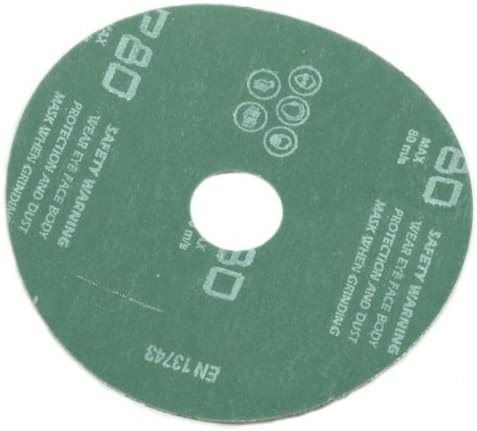 FORNEY 71670 LIDADOS DE LIDADOS, OXIDO DE ALUMINA COM ÓRIO DE 7/8 POLENTES, 4-1/2 polegadas, 80-grito, 3-pacote