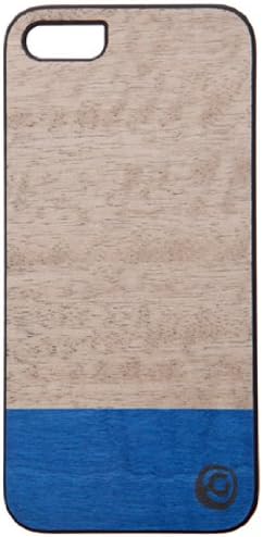 [Produto japonês de agente autorizado] Man & Wood iPhone5s / 5 case naturais de madeira real case de madeira Harmony Dove Black Frame Bar Tipo I2432I5SS