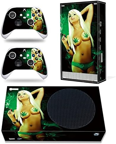 Capa de decalque de pele de vinil protetora FXCON para peles de console da série Skins Wrap com dois adesivos de controlador