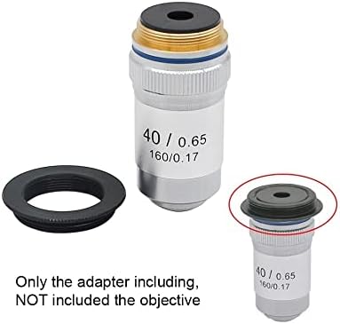 Kit de acessórios para microscópio para adultos adaptadores anel lente objetiva M20 M25 Adaptador de câmera industrial consumíveis