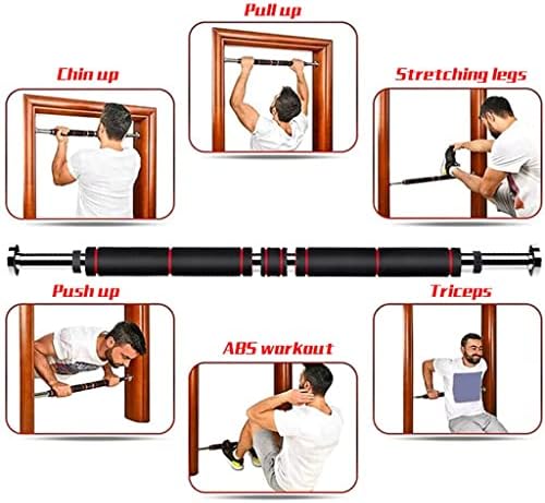 DHTDVD 200 kg barras horizontais ajustáveis ​​exercícios de exercícios em casa, ginástica queixo para cima trainagem barra de treinamento esporte