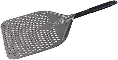 Shangpeixuan Perforated Pizza Peel 12 x 14 polegadas Pizza retangular Peel