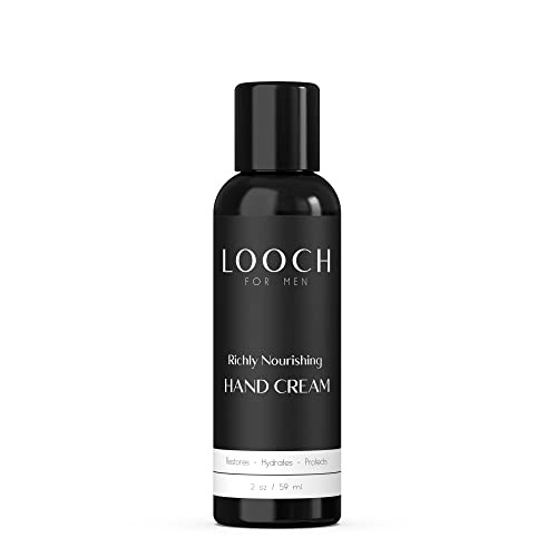 Looch Natural e Orgânico Creme 2oz para homens - Hidratante sem perfume não gastador para mãos secas - terapia saudável