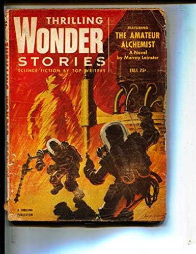 O emocionante Wonder Stories-Pulp-Fall/1954-Murray Leinster-Winston Marks