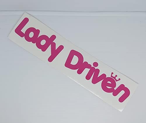 Lady Driven Girl de 22 polegadas de largura JDM Windshield adesivo Decal