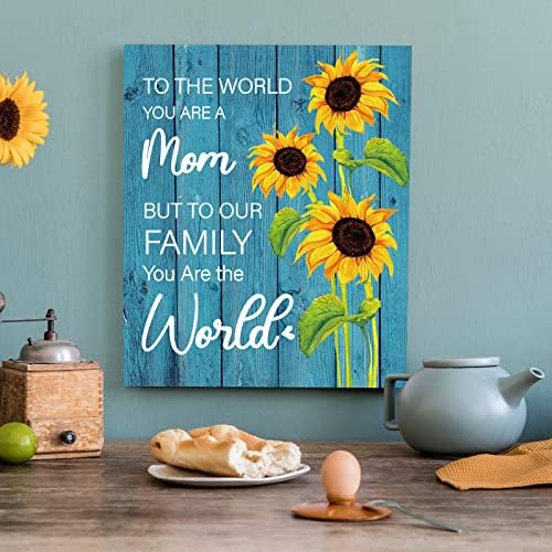 Presentes do Dia das Mães da Shellwei para o mundo você é mãe, mas para nossa família você é o mundo da placa de madeira